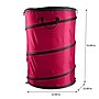 Simplify Holiday Pop Up Storage Tote with Lid, Fabric, Red/Black (9104)~#|#~0DFF96D5-072D-4EC4-BFC5155A52977F8D_sc7