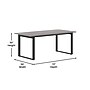 Flash Furniture Redmond 72"W x 36"D Conference Table, Laminate, Gray Oak (MTM7236LTGRYUBF)~#|#~0E056B5B-2D35-405F-9D5C660D557FDC77_sc7