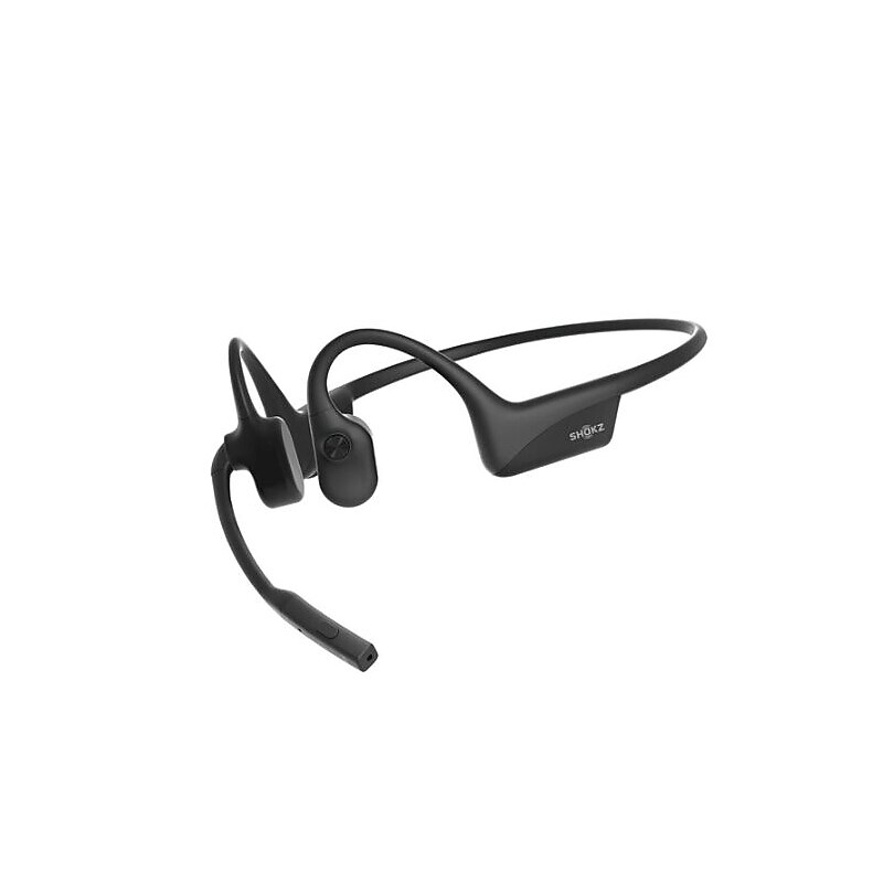 Shokz OpenComm2 Bone Conduction Wireless Bluetooth Open-Ear Headset, Black (C110-AN-BK-US) image 1