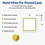 Avery Pre-Printed Gold Beads Design Matte Blank Card, White, 120/Pack (S00-DJE)~#|#~0E0CB34A-FC72-4F49-92CB20B3CD5C12D9_sc7