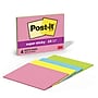Post-it Super Sticky Notes, 8" x 6", Neon Fizz Collection, Lined, 45 Sheet/Pad, 4 Pads/Pack (6845-SSPL)~#|#~0E10A243-EA31-44CD-AE049FA230BAC42E_sc7