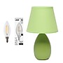 Simple Designs 9.45" LED Table Lamp, Green (LT2009-GRN-LB)~#|#~0E13A422-7AE0-47A5-93B760F98BDF1F5C_sc7