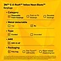 3M E-A-Rsoft Yellow Neon Blasts Corded Earplugs, NRR 33 dB, Orange/Yellow, 200/Pack (3111252)~#|#~0E1482FF-4664-49D6-A832E245DB810A7C_sc7