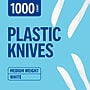 Perk™ Polystyrene Knife, Medium-Weight, White, 1000/Pack (PK56398)~#|#~0E14C3D3-1525-47E1-BC0EF41096BBB673_sc7