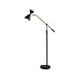 Adesso Oscar 66" Matte Black/Antique Brass Floor Lamp with Cone Shade (4284-01)~#|#~0E151FCE-A408-4A55-8FA739A91F2F7CC3_sc7