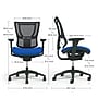 Union & Scale FlexFit™ Ergonomic Mesh Swivel Task Chair, Blue/Black (UN59413)~#|#~0E16BEB4-D257-407F-AFF4DF4FC49953DA_sc7