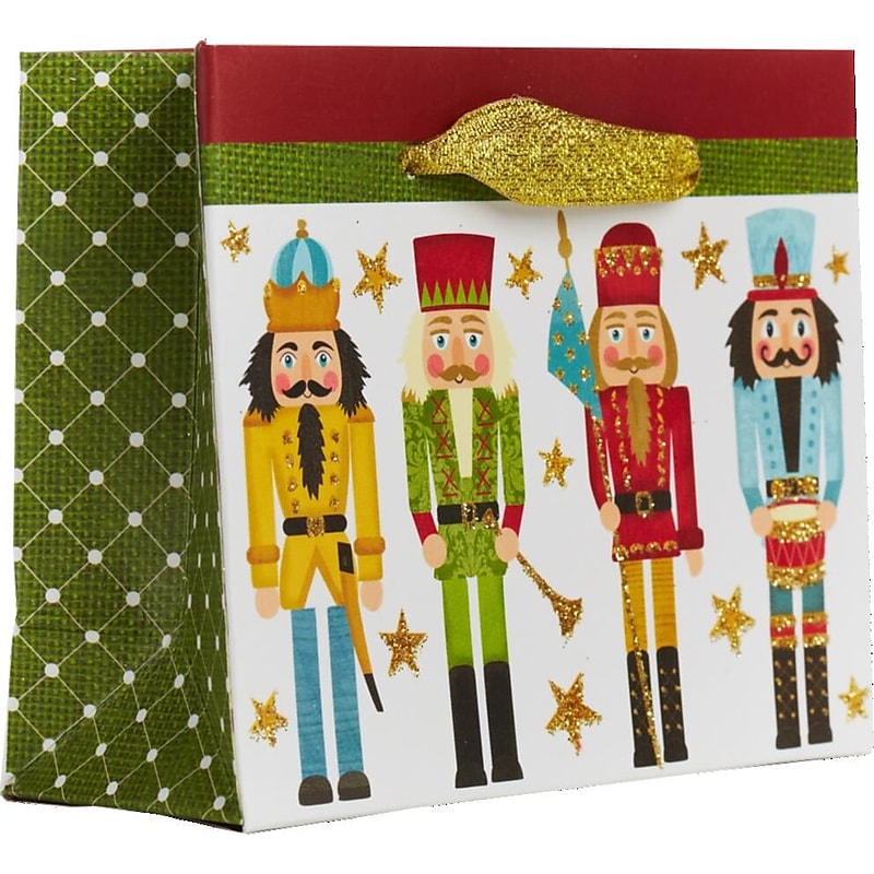 JAM Paper Traditional Nutcracker Small Gift Bags, 120/Pack (526BXTT6111) image 1