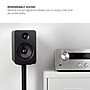 Kanto YU Passive 5.25" Speakers with 1" Silk Dome Tweeter and 5.25" Kevlar Woofer, Black, Pair (YUP6)~#|#~0E2222FD-28E0-44A1-9714FB773DC9B170_sc7