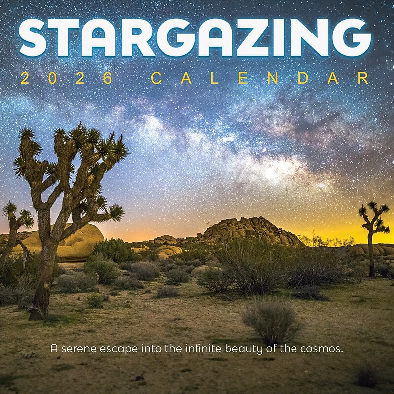 2026 TF Publishing Stargazing 12" x 12" Monthly Wall Calendar, Multi (26-1027) image 1