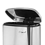 Elama Stainless Steel Indoor Step Trash Can, 13 Gallon, Silver (938121452M)~#|#~0E23283A-23C6-4C7C-B97ADCF1A1A1BD1C_sc7