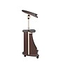 Techni Mobili 22"W Manual Adjustable Standing Laptop Cart, Chocolate (RTA-B005-CH36)~#|#~0E24265F-DE62-479F-BD7EC0115C285F1A_sc7