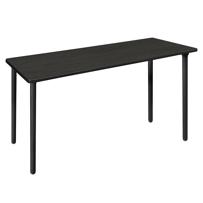 Regency Kee 66"W x 24"D Foldable Training Room Table, Laminate, Ash Grey (MTF6624AGBK) image 1