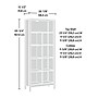 Sauder Select 66"H 9-Shelf Cube Organizer, Blade Walnut (433980)~#|#~0E2B61C7-A298-4783-A3A42080417E21DA_sc7