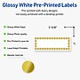 Avery Laser/Inkjet Rectangle Multipurpose Labels, 1" x 2-5/8", White, 160/Pack (S00-D1G)~#|#~0E311326-F34A-4258-8276C703EF2238E7_sc7
