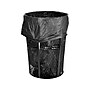 Alpine Industries Stainless-Steel Outdoor Trash Can, 48-Gallon, Black, 2/Pack (ALP473-48-BLK-2PK)~#|#~0E333A8A-FBBB-4BDD-85F6DDE441B35C1E_sc7