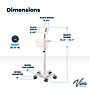 Viva Comfort Easy Mobility Secure Mounting Mobile Stand for Covidien PM10N Vital Signs Monitor, White (ADI912-C-MP-05-MK)~#|#~0E399BFD-EFDE-447A-997FE508F3FD4280_sc7