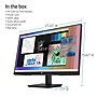 HP V24i G5 24" LCD Monitor, Black (65P58AA#ABA)~#|#~0E3D27CF-DB76-4882-98414CFE0E188C9A_sc7