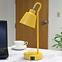 Simple Designs Sleek Essentials LED Desk Lamp, 16", with USB Ports, Yellow (LD1073-YLW)~#|#~0E3ED7F8-B8F6-43D5-82A4CC3FFFFAD9D9_sc7