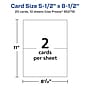 Avery Integrated Cards, 5.5" x 8.5", Glossy White, 20/Pack (95279)~#|#~0E43796D-8FFB-4BBB-923FFB842B11525C_sc7