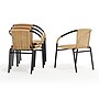 Flash Furniture Rattan Indoor-Outdoor Restaurant Stack Chair, Beige, 4-Pieces (4TLH037BGE)~#|#~0E450285-D87A-4707-A497EE8227202BC0_sc7