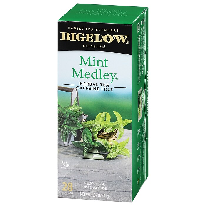 Bigelow Medley Mint Tea Bags, 28/Box (RCB003931) | Staples