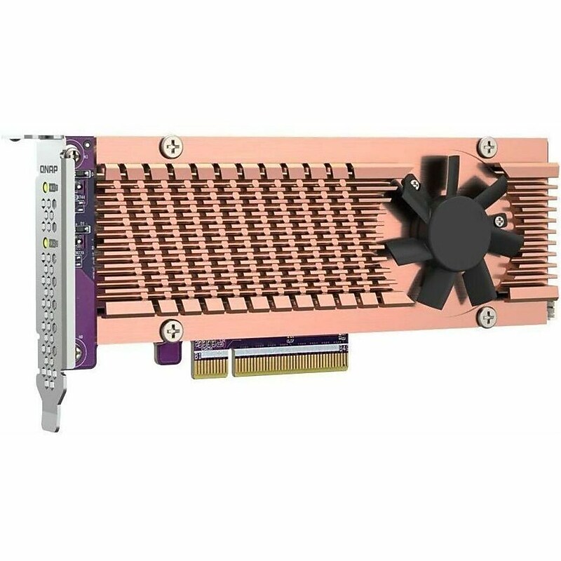 QNAP QM2-2P-384A M.2 to PCI Express Adapter (QM2-2P-384A) image 1