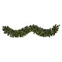 Nearly Natural 6-ft White Mountain Pine Artificial Garland with 35 White Warm LED Lights and Pinecones (W1101)~#|#~0E4CCFBA-2ECB-4514-84E78D59D126490D_sc7