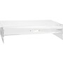 Russell+Hazel Monitor Stand with Drawer, Clear/Gold (98149)~#|#~0E4CDB03-4FA3-42C2-8F4DF9B773F681CC_sc7