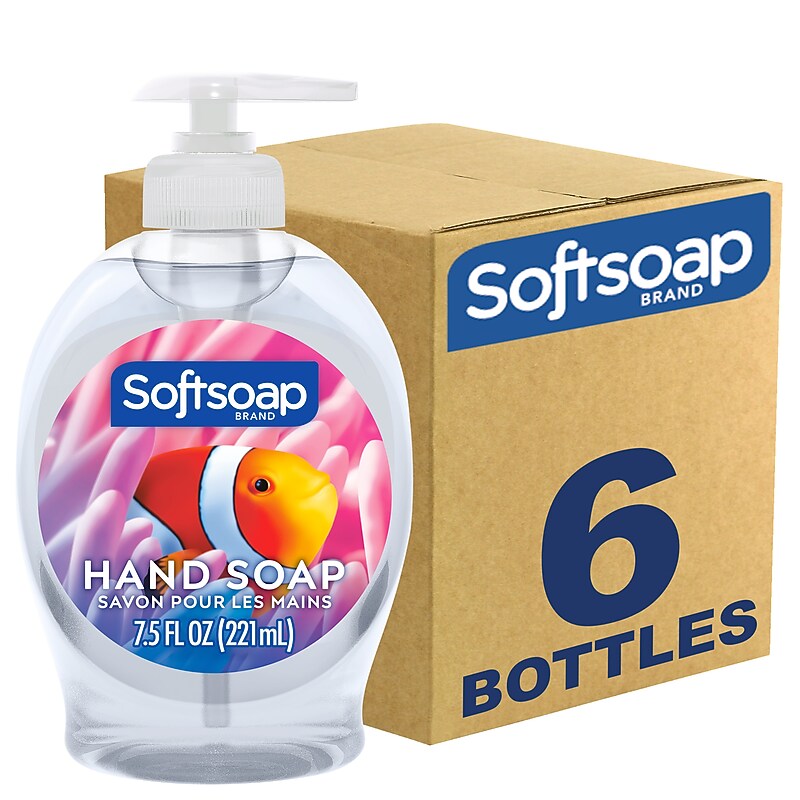 Softsoap Liquid Hand Soap, Fresh Scent, 7.5 Fl. Oz., 6/Carton (US04966A/12680) image 1