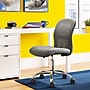 Serta Essentials Armless Ergonomic Bonded Leather/Mesh Swivel Task Chair, Gray (48740A)~#|#~0E545DE5-F483-4365-9BD51827D751C052_sc7