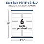 Avery Integrated Cards, 1-7/16" x 3.75", Glossy White, 300/Box (95289)~#|#~0E577EB5-42BB-4980-B68684E47AB63DF4_sc7