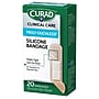 Curad Truly Ouchless 3/4" x 3" Silicone Adhesive Bandages, Beige, 20 Bandages/Box, 24/Carton (CUR5002V1)~#|#~0e57b33d-983f-4086-8f9ef9c91549a88d_sc7