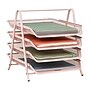 Mind Reader Metal Mesh Front Loading Letter Tray, Letter/Legal Size, Pink (4TPAPER-PNK)~#|#~0E581FC1-0370-4535-8BEFB1A326F75D7D_sc7