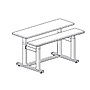 LifeFlo Ergonomics Bi-Level PACS Radiology Table, 66" L x 46" D x 1 1/8" Thick, Carbon Fiber (ECI-6646RAD-CF)~#|#~0E590B12-1F9B-4161-99F41B0BD0FE05FF_sc7