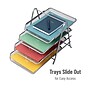 Mind Reader Metal Mesh Front Loading Letter Tray, Letter/Legal Size, Silver (4TPAPER-SIL)~#|#~0E5D05B7-2352-48F8-A14D814891B869F2_sc7