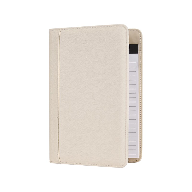 Bond Street Vegan Leather Padfolio, Taupe (JRN2707BS-TAUPE) image 1