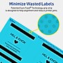Avery Laser/Inkjet Multipurpose Square Labels, 3" x 3", Bright Blue, 60/Pack (94101)~#|#~0E5F7740-55A7-4EDE-AD69B659C8D968C5_sc7