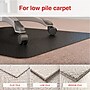 Staples Carpet Chair Mat, 36" x 48", Designed for Low-Pile Carpet, Black Vinyl (128004)~#|#~0E611106-1084-49D8-A9D8DBC37CB1DCDF_sc7
