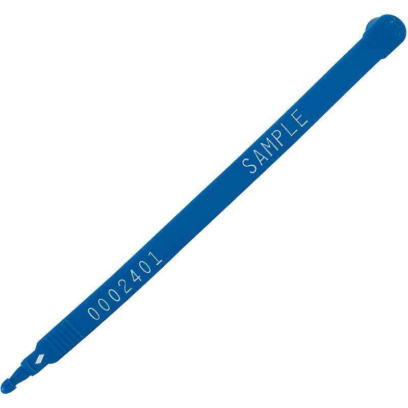 Truck Seals, 0.38" x 7.5", Blue, 100/Carton (SE1027BL) image 1