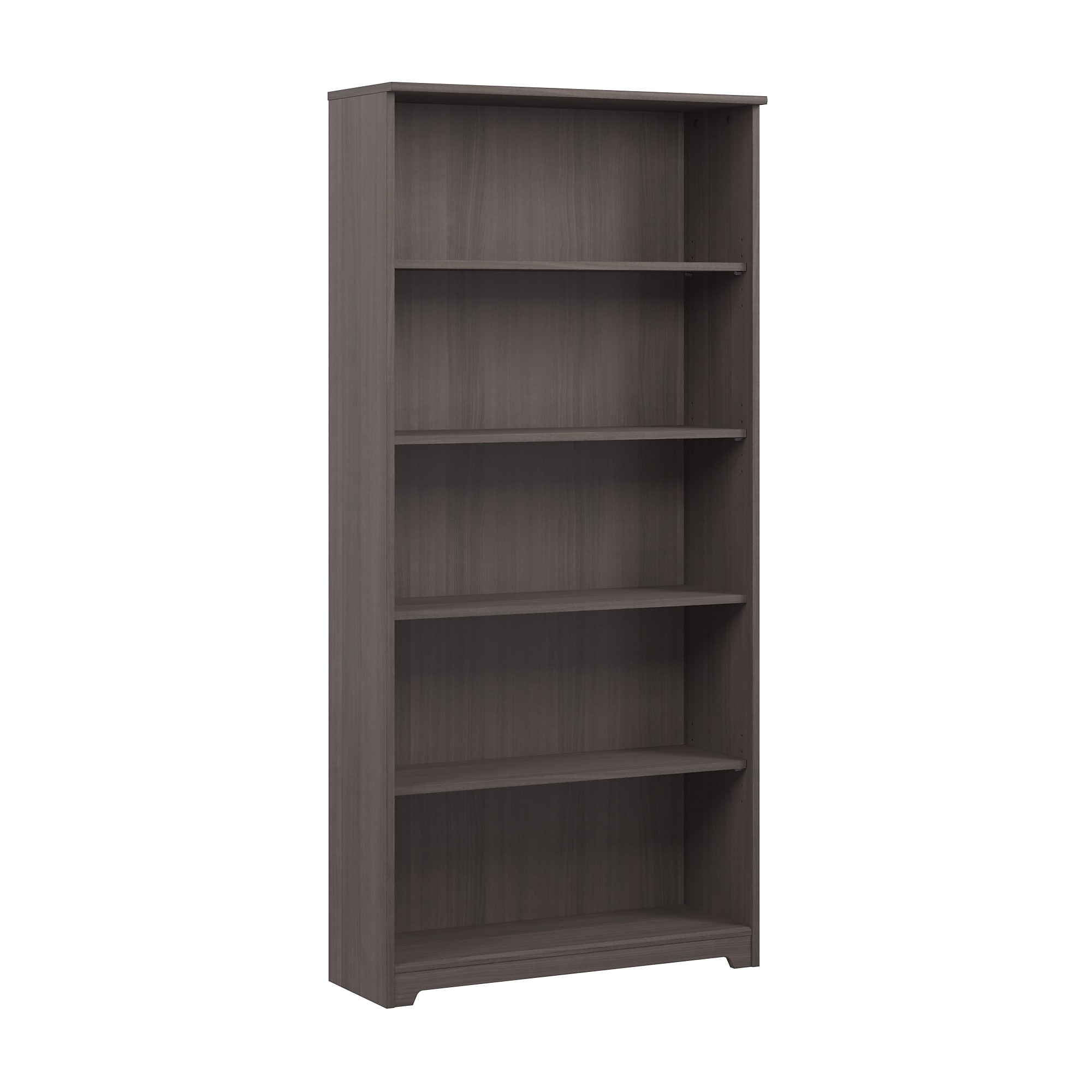 Bush Home Cabot Tall 5 Shelf Bookcase, Heather Gray (WC31766) Sansujyuku sansujyuku.com