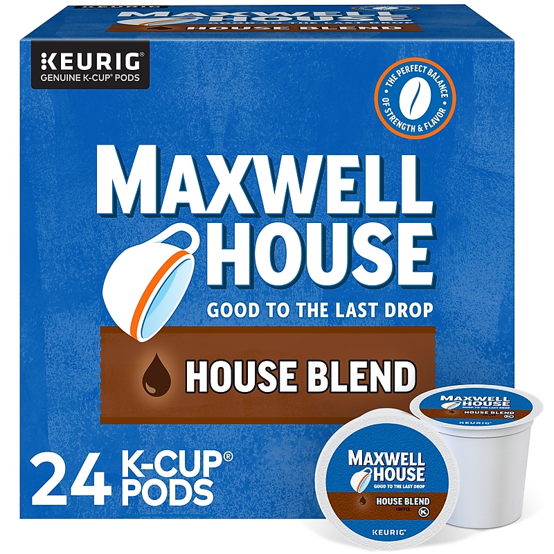 Maxwell House House Blend Coffee Keurig® K-Cup® Pods, Medium Roast, 24/Box (5303) image 1