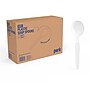 Perk Plastic Soup Spoons, Heavyweight, White, Disposable Spoons for Breakroom & Foodservice, 1000/Carton (PK63815)~#|#~0E7301E7-2B05-4B1B-B33D47D5F8B1B184_sc7