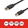 Staples TECH 16 ft. USB-A to USB-B Cable, Male to Male, Black (ST62440)~#|#~0E76DDDC-01FC-487B-ABD10D0AE35EE6B4_sc7
