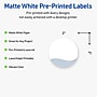 Avery Laser/Inkjet Circle Multipurpose Labels, 2" Dia., White, 120/Pack (S00EV0)~#|#~0E78BB24-50CA-4A56-A94B019133A06692_sc7