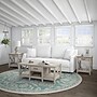 Bush Furniture Key West 47"W x 24"D Coffee Table with Set of 2 End Tables, Washed Gray (KWS023WG)~#|#~0E78CBCD-167C-4F2F-8510C7A9E9F60DB1_sc7