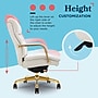 La-Z-Boy Sonata Ergonomic Bonded Leather Swivel Executive Chair, White and Gold (CCHR10014A)~#|#~0E7BDA27-FAA3-4046-BFD4F7E69AE3E98F_sc7