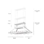 Elegant Designs 2 Light LED Overhead Wine Rack, White (WR1000-WHT)~#|#~0E7FD63F-794C-4849-B3B4E7636AF90913_sc7