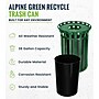 Alpine Industries Metal Outdoor Trash Can, 38 Gallon, Green (479-38-GRN)~#|#~0E80D74B-254A-44C2-8979A0344FF1A754_sc7
