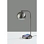 Adesso Emery SuperCharger Incandescent Desk Lamp, 19"H, with USB Port, Brushed Steel (2624-22)~#|#~0E814B5C-F80A-407B-B73533E24DDDEAD0_sc7