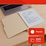 Staples Manila File Folders, Letter Size, 2‑Tab Assorted Positions, Durable Paper Stock, 100/Box~#|#~0E84DEB9-0C04-47A8-9774873B573047FD_sc7